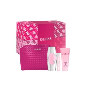 Guess-Pink-For-Women-Edp-75-Ml-4-Pieces-Gift-Set