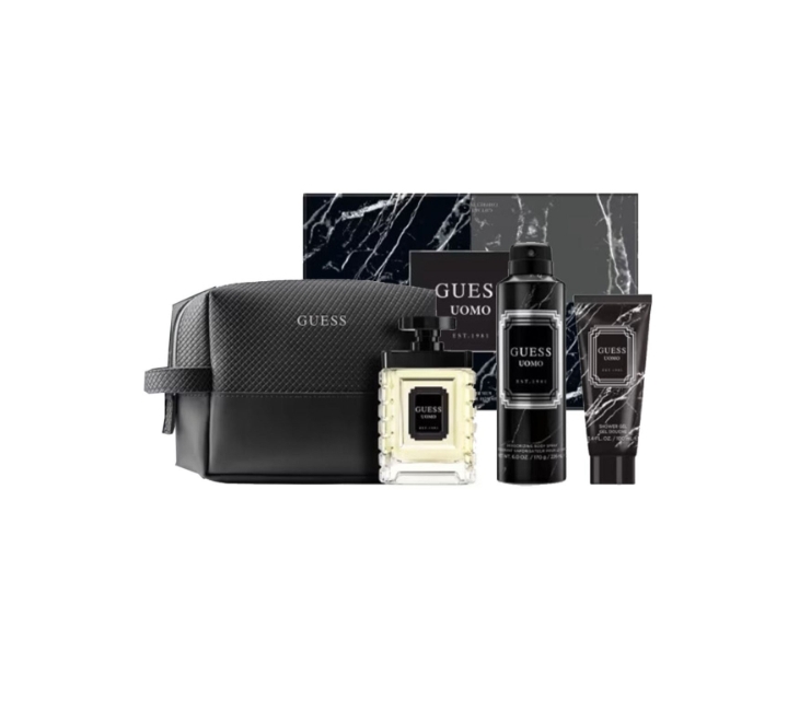 Guess-Uomo-For-Men-Edt-100-Ml-4-Piece-Gift-Set