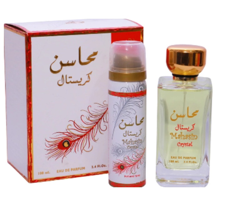Lattafa-Mahasin-Crystal-For-Her-Edp-100-Ml Lattafa-Mahasin-Crystal-For-Her-Edp-100-Ml