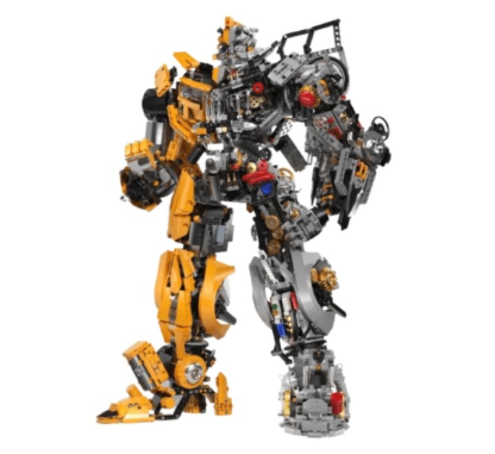 New-K-box-V5014-Semi-Mechanical-Robot-Bumble-Bee-Building-Bricks-Toy-Set-5692-Pieces