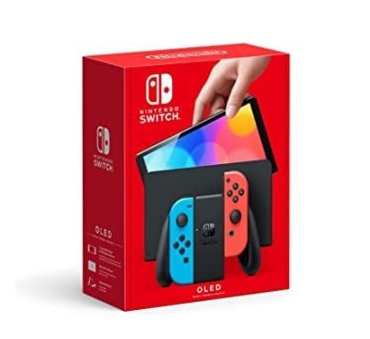 Nintendo-Switch-OLED-64GB-Neon-BlueRed-International-Version