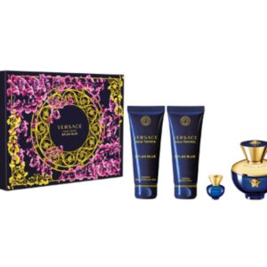 Versace-Dylan-Blue-For-Women-Gift-Set-Edp-100-Ml-Sg-100-Gm-Bl-100-Gm-Edp-5-Ml