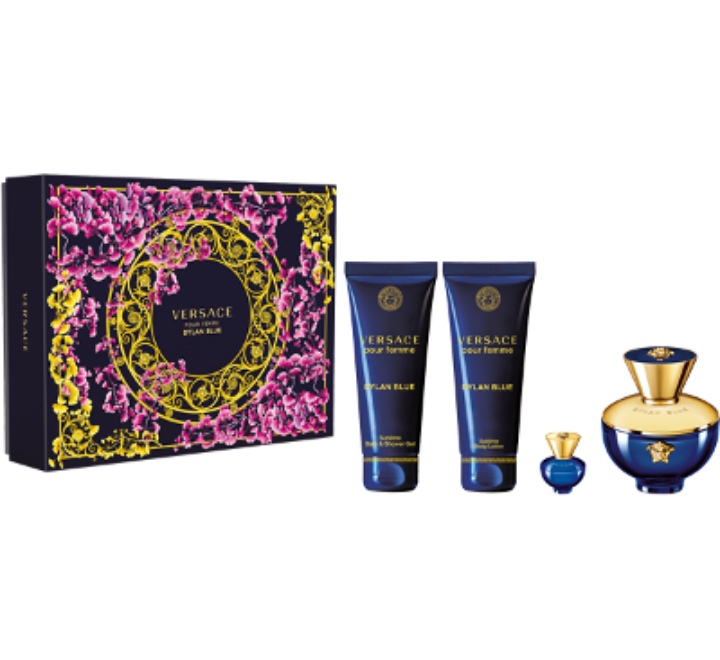 Versace-Dylan-Blue-For-Women-Gift-Set-Edp-100-Ml-Sg-100-Gm-Bl-100-Gm-Edp-5-Ml Versace-Dylan-Blue-For-Women-Gift-Set-Edp-100-Ml-Sg-100-Gm-Bl-100-Gm-Edp-5-Ml