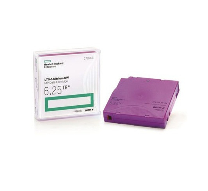 HP C7976A LTO-6 Ultrium 6.25TB MP RW Data Tape - Purple